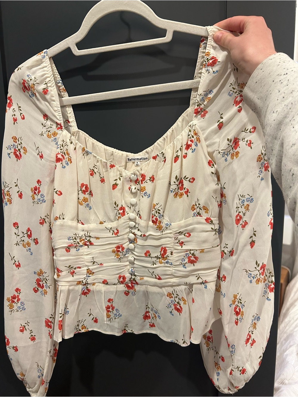 Reformation Floral Top